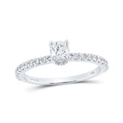 Timeless Beauty: 14kt White Gold Round Diamond Solitaire Bridal Wedding Engagement Ring 5/8 Cttw - Splendid Jewellery