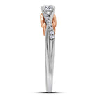 Timeless Love: 14kt White Gold Round Diamond Solitaire Bridal Wedding Engagement Ring - Splendid Jewellery