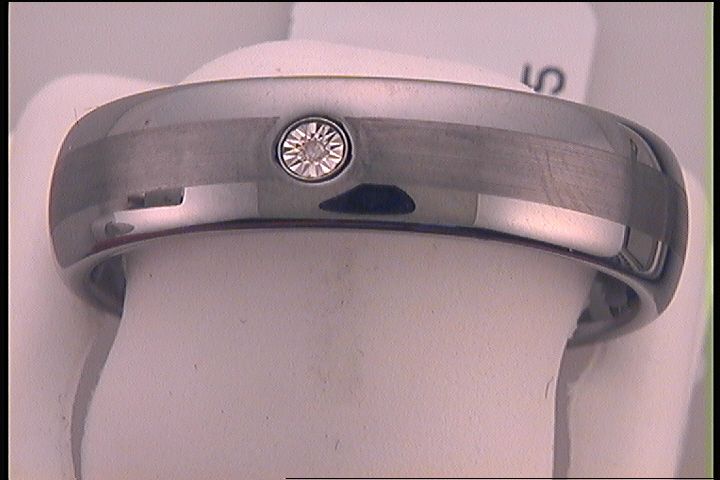 Tungsten Carbide Diamond Tungsten Men's Band - Splendid Jewellery