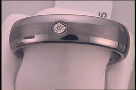 Tungsten Carbide Diamond Tungsten Men's Band - Splendid Jewellery