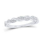 Twisted Brilliance Diamond Stackable Band - Splendid Jewellery