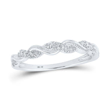 Load image into Gallery viewer, Twisted Brilliance Diamond Stackable Band - Splendid Jewellery