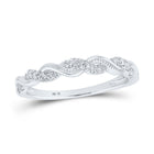 Twisted Brilliance Diamond Stackable Band - Splendid Jewellery