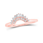 Rose Gold Diamond Wrap Enhancer Wedding Band: A Touch of Elegance for Your Special Day - Alternate view 1 from Splendid Jewellery
