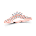 Romantic Rose Gold Diamond Wedding Band - Alternate view 1 from Splendid Jewellery