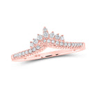Radiant Rose Gold Diamond Wedding Band: A Sparkling Symbol of Eternal Love - Alternate view 1 from Splendid Jewellery