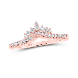 Radiant Rose Gold Diamond Wedding Band: A Sparkling Symbol of Eternal Love - Alternate view 1 from Splendid Jewellery