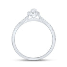 Enchanting Marquise Diamond Halo Bridal Wedding Ring - Alternate view 3 from Splendid Jewellery