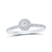 Load image into Gallery viewer, Eternal Love Diamond Halo Wedding Ring - Alternate view 1 from Splendid Jewellery