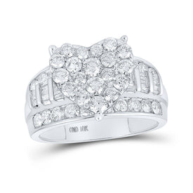 Captivating Love's Embrace Diamond Heart Ring - Alternate view 1 from Splendid Jewellery