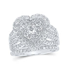 Heart's Desire Diamond Wedding Ring Band Set - Alternate view 1 from Splendid Jewellery