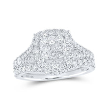 Load image into Gallery viewer, Dazzling Diamond Majesty Wedding Ring Set - Alternate view 1 from Splendid Jewellery