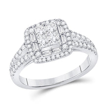Load image into Gallery viewer, Captivating Cluster Brilliance Diamond Ring - Top View