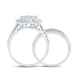 Eternal Love Diamond Wedding Ring Set - Second Side View