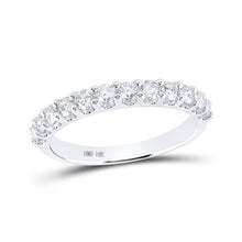 Load image into Gallery viewer, Eternal Love Diamond Wedding Band - Top View