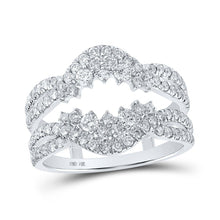 Load image into Gallery viewer, Dazzling Diamond Delight Wedding Band Enhancement - Top View
