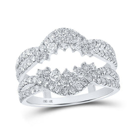 Dazzling Diamond Delight Wedding Band Enhancement - Top View