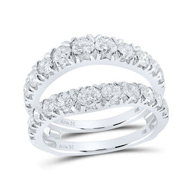 Radiant Diamond Wrap Enhancer Wedding Band - Top View