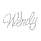 Wendy's Dazzling Diamond Initial Pendant - Splendid Jewellery