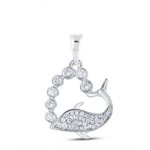 Whale of Love Diamond Pendant - Splendid Jewellery