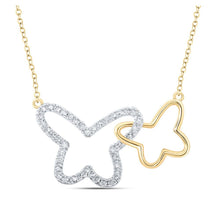 Load image into Gallery viewer, Whimsical Flutter Diamond Pendant Necklace - Splendid Jewellery