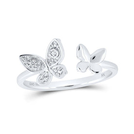 Whimsical Flutter Diamond Ring - Splendid Jewellery