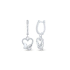 Whimsical Wings Diamond Dangle Earrings - Splendid Jewellery