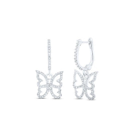 Whimsical Wings Diamond Earrings - Splendid Jewellery