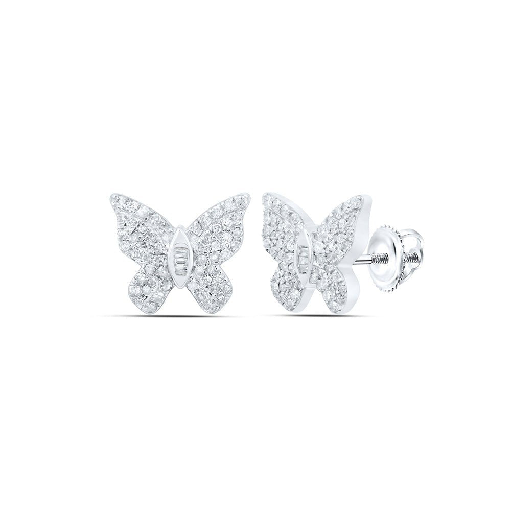 Whimsical Wings Diamond Earrings - Splendid Jewellery