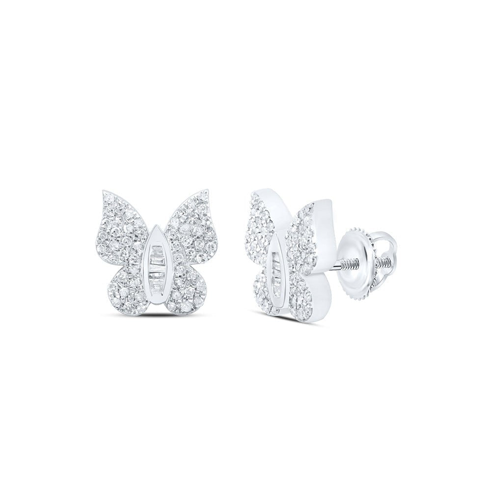 Whimsical Wings Diamond Earrings - Splendid Jewellery