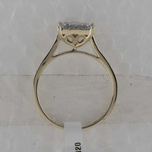 Load image into Gallery viewer, Yellow Diamond Square Brilliance Ring - Side View