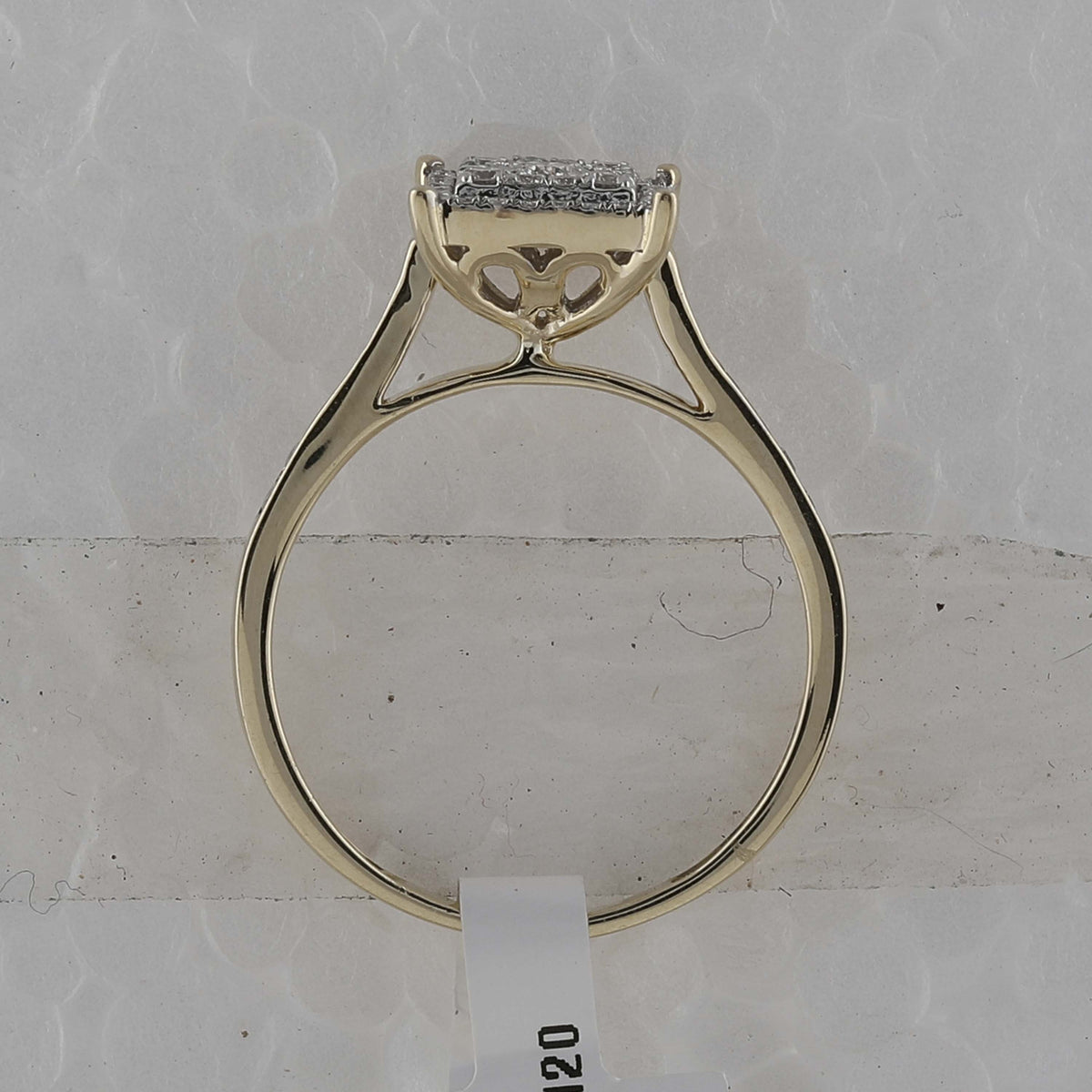 Yellow Diamond Square Brilliance Ring - Splendid Jewellery