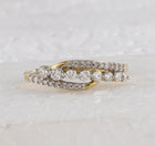 Yellow Gold Diamond Elegance Band product Top View from Splendid Jewellery