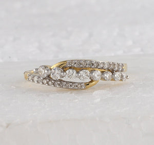 Yellow Gold Diamond Elegance Band - Splendid Jewellery