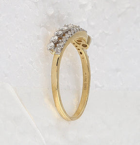 Yellow Gold Diamond Elegance Band - Splendid Jewellery