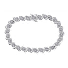 10kt White Gold Diamond Tennis Bracelet - 1 Cttw | Splendid Jewellery - Splendid Jewellery