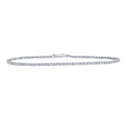 10kt White Gold Sparkling Round Diamond Tennis Bracelet 1 - 1/5 Cttw | Splendid Jewellery - Splendid Jewellery