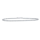 10kt White Gold Sparkling Round Diamond Tennis Bracelet 1 - 1/5 Cttw | Splendid Jewellery - Splendid Jewellery