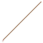 14kt Rose Gold Brown Diamond Tennis Bracelet - Elegant and Alluring Jewelry Piece - Splendid Jewellery