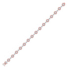 14kt Two - tone Gold Diamond Blossom Cluster Bracelet - 2 - 1/2 Cttw - Splendid Jewellery