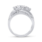 14kt White Gold Baguette and Round Diamond Fashion Ring - A Mesmerizing Display of Elegance and Sparkle - Splendid Jewellery