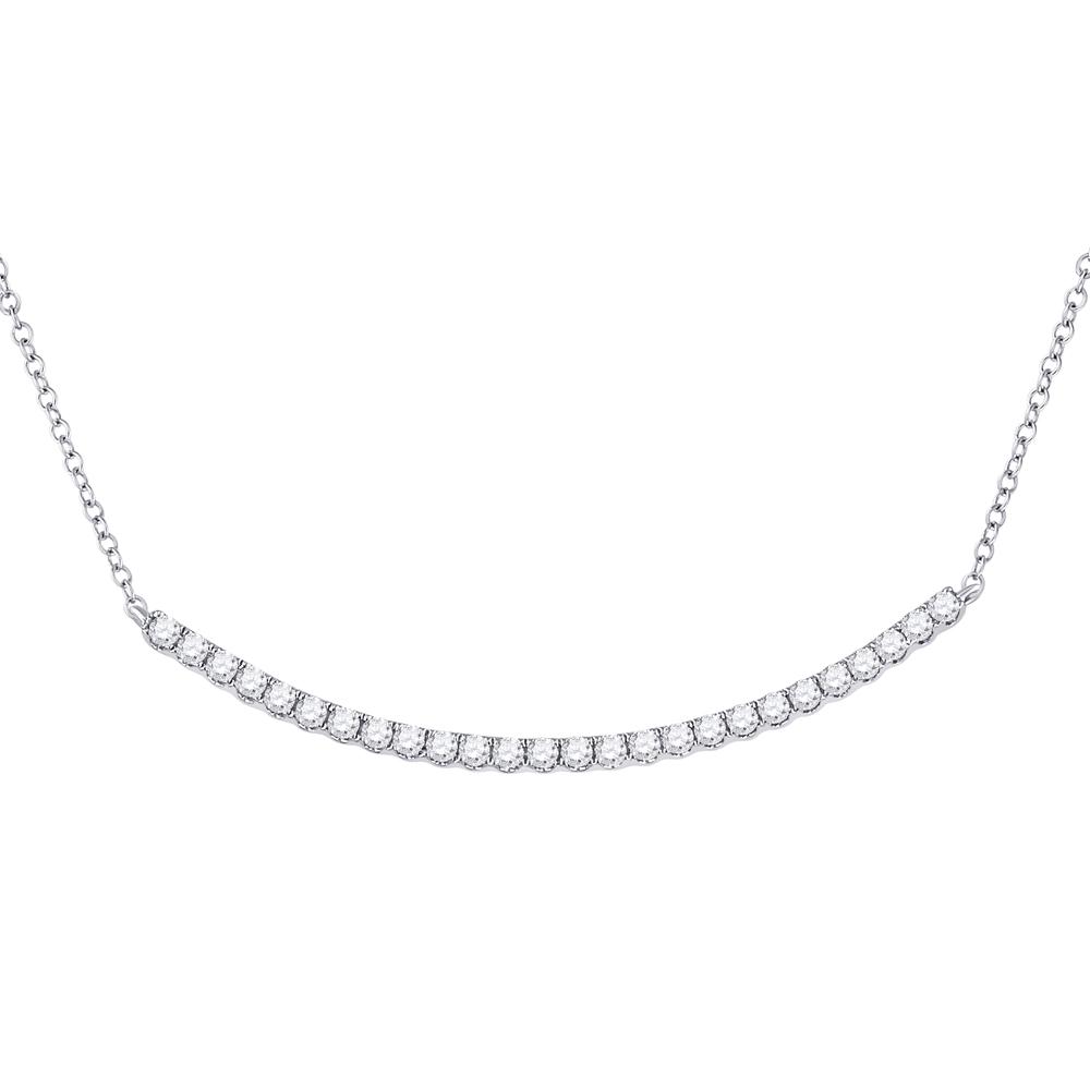 14kt White Gold Diamond Elegance Necklace - Splendid Jewellery