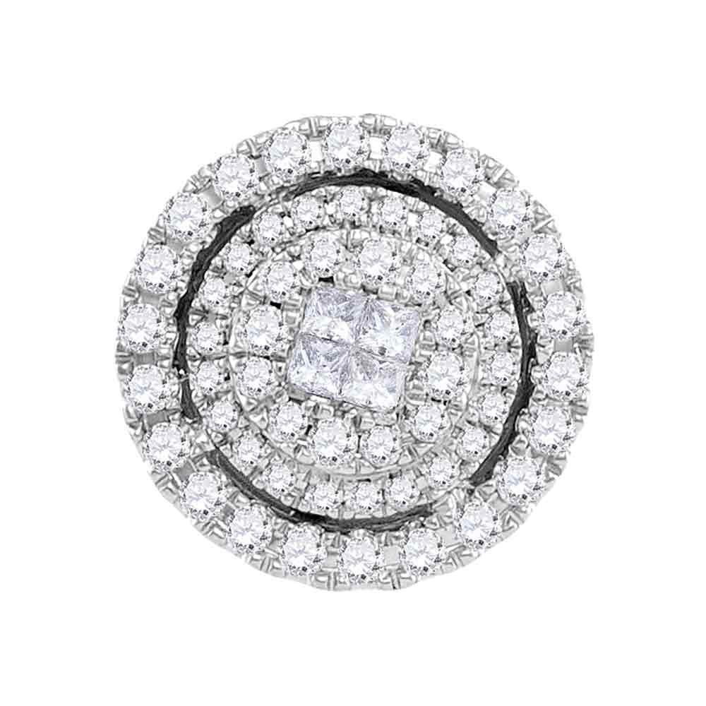 14kt White Gold Diamond Elegance Pendant - Splendid Jewellery