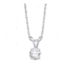 14kt White Gold Diamond Elegance Pendant - Splendid Jewellery