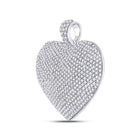 14kt White Gold Diamond Heart of Devotion Pendant | Splendid Jewellery - Splendid Jewellery