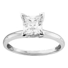 14kt White Gold Princess Diamond Solitaire Bridal Wedding Ring 7/8 Cttw | Splendid Jewellery - Splendid Jewellery