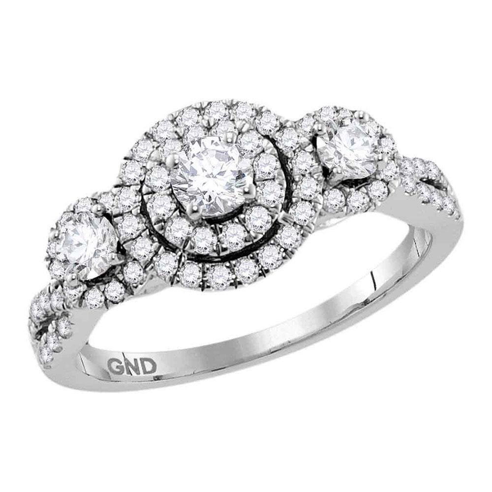14kt White Gold Radiant Brilliance Diamond Solitaire Bridal Wedding Engagement Ring - Splendid Jewellery