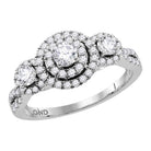 14kt White Gold Radiant Brilliance Diamond Solitaire Bridal Wedding Engagement Ring - Splendid Jewellery