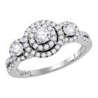 14kt White Gold Radiant Brilliance Diamond Solitaire Bridal Wedding Engagement Ring - Splendid Jewellery