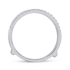 14kt White Gold Radiant Brilliance Wedding Ring Band Set - Splendid Jewellery